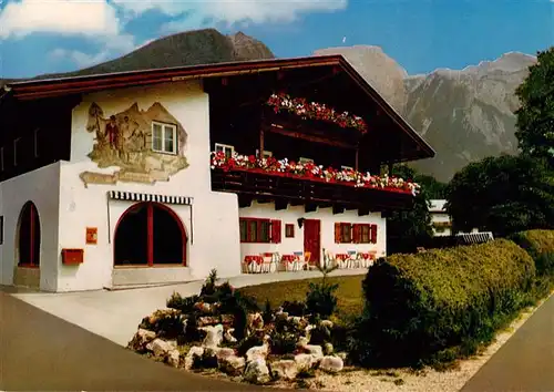 AK / Ansichtskarte  Schoenau_Berchtesgaden Pension Haus Eckerbrunn