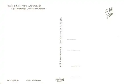 AK / Ansichtskarte 73925218 Schellerhau Jugendherberge Georg Schuhmann Gastraeume