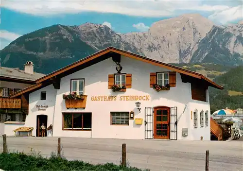 AK / Ansichtskarte 73925232 Schoenau_Berchtesgaden Gasthaus Steinbock