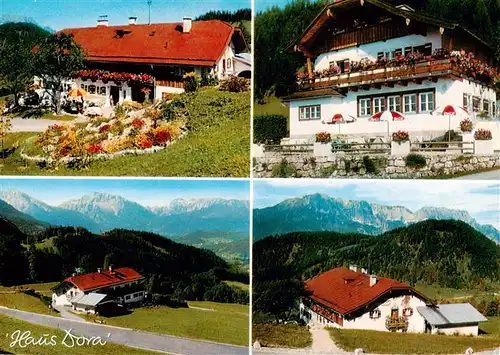 AK / Ansichtskarte 73925233 Oberau__Berchtesgaden Berggasthof Haus Dora Teilansichten