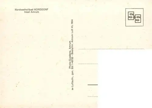 AK / Ansichtskarte  Norddorf_Amrum Fliegeraufnahme