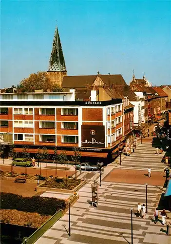 AK / Ansichtskarte  Bocholt_Westfalen Blick in die Neustrasse und auf St Georg