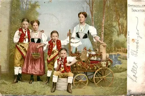 AK / Ansichtskarte  Appenzell_IR Appenzeller Trachten