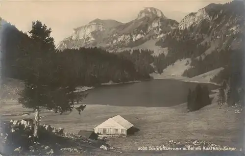 AK / Ansichtskarte  Saembtisersee_Saembtissee_IR mit Hohen Kasten und Kamer