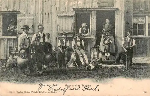 AK / Ansichtskarte  Appenzeller_Land_IR Appenzeller Sennen