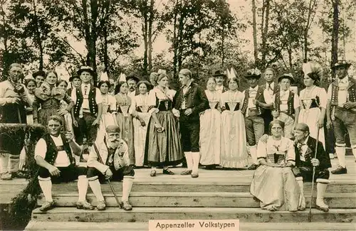 AK / Ansichtskarte  Appenzell_IR Appenzeller Volkstypen 