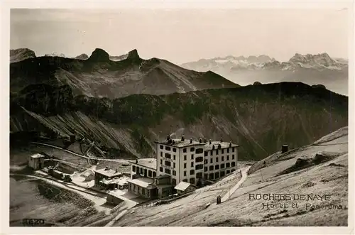 AK / Ansichtskarte  Rochers_de_Naye_VD Hotel et Panorama