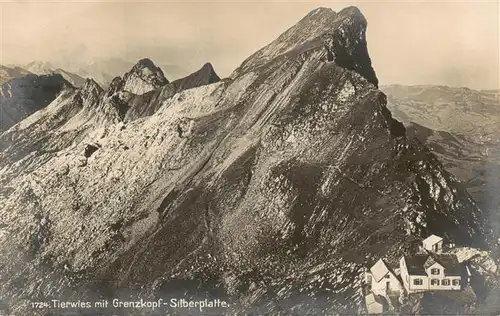 AK / Ansichtskarte  Tierwies_AR mit Grenzkopf Silberplatte