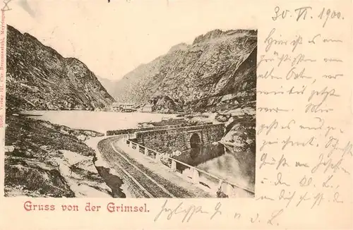 AK / Ansichtskarte  Grimsel_Pass Panorama mit Stausee