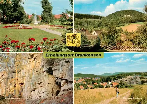 AK / Ansichtskarte 73925358 Brunkensen_Alfeld Buergerpark Lippoldshoehle Blick vom Reuberg Blick zum Kikedal