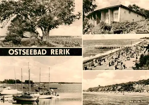 AK / Ansichtskarte  Rerik_Ostseebad Huenengrab Kurhaushalle Strand Promenade Am Haff