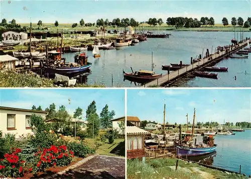 AK / Ansichtskarte  Kirchdorf_Poel Fischerhafen am Kirchsee Schwarzer Busch Bungalows Hafen