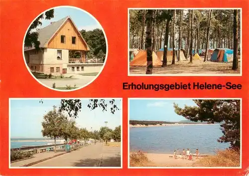 AK / Ansichtskarte 73925403 Lossow HOG Forsthaus Zeltplatz Strandpromenade Helene See