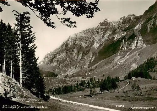 AK / Ansichtskarte  Schwaegalp_AR mit Saentis Appenzeller Alpen