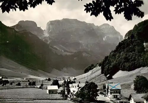 AK / Ansichtskarte  Schwende_IR Panorama Blick gegen Bogartenfirst und Marwies Appenzeller Alpen