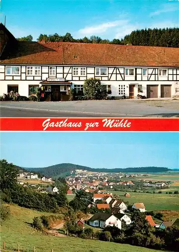 AK / Ansichtskarte 73925466 Schreufa Gasthaus zur Muehle Panorama