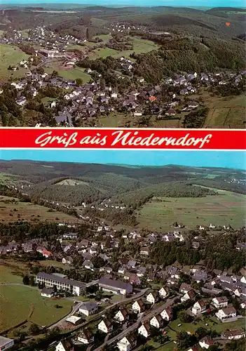 AK / Ansichtskarte 73925482 Niederndorf_Westfalen Fliegeraufnahmen