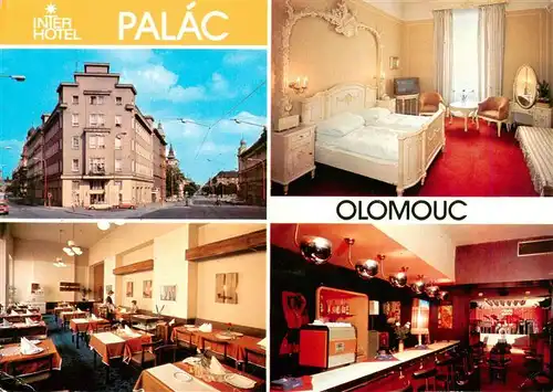 AK / Ansichtskarte 73925485 Olomouc_Olmuetz_CZ Interhotel Palac Restaurant Fremdenzimmer