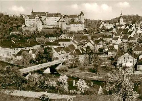 AK / Ansichtskarte 73925494 Colditz Blick zur Muldenbruecke und zum Schloss