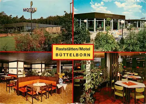 AK / Ansichtskarte 73925524 Buettelborn Autobahnraststaetten Motel Restaurant