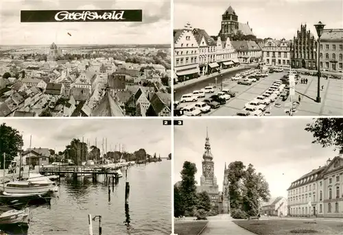 AK / Ansichtskarte  Greifswald Platz der Freundschaft Hafen Rubenow-Platz