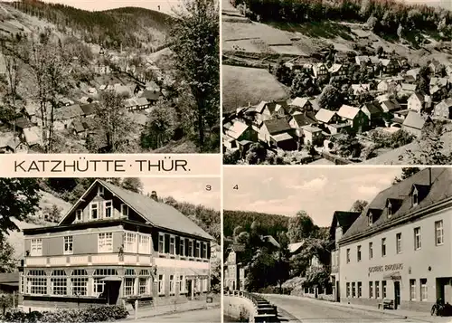 AK / Ansichtskarte  Katzhuette_Thueringen Panorama OT Oelze Teilansicht HO-Gaststaette Martinshof FDGB-Erholungsheim Erholung