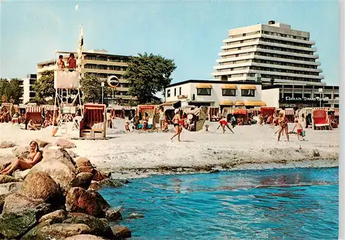 AK / Ansichtskarte  Groemitz_Ostseebad Hotel Kaiserhof und Intermar Strand