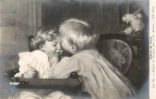 AK / Ansichtskarte  Foto_Salon_de_Paris_Nr. Nr. 3787 Riquet et Mazgot par J.-M. breton ND Kinder