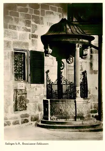 AK / Ansichtskarte  Esslingen__Neckar Renaissance Ziehbrunnen