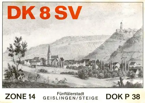 AK / Ansichtskarte 73925861 Geislingen__Steige Panorama mit Burg