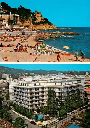 AK / Ansichtskarte 73925890 Lloret_de_Mar Hotel Acapulco Strand Panorama