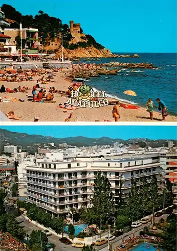 AK / Ansichtskarte  Lloret_de_Mar Hotel Acapulco Strand Panorama