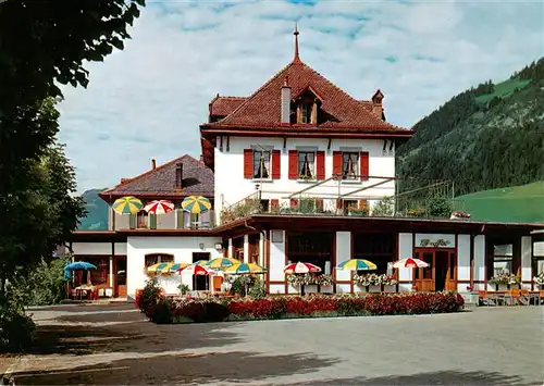 AK / Ansichtskarte  Chateau-d_Oex Hotel Buffet de la Gare