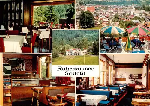 AK / Ansichtskarte  Schladming_Obersteiermark_AT Rohrmooser Schloessl Cafe Restaurant Gastraeume Panorama