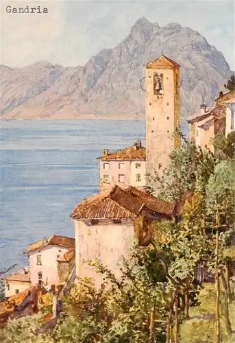 AK / Ansichtskarte  Gandria_Lago_di_Lugano e Monte San Salvatore