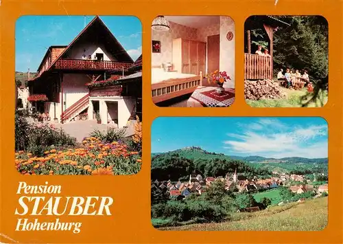 AK / Ansichtskarte  Hohenburg_Oberpfalz Pension Stauber Hohenburg Zimmer Panorama