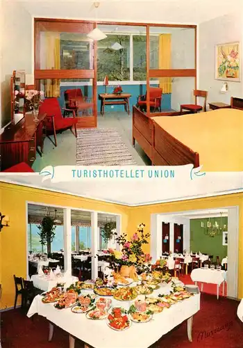 AK / Ansichtskarte  Geiranger_Norge Turisthotellet Union Buffet