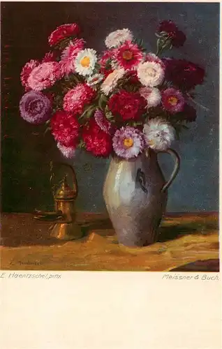 AK / Ansichtskarte  Verlag_Meissner_und_Buch E. Haentzschel Blumen Vase