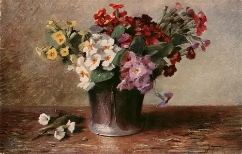 AK / Ansichtskarte  Verlag_Primus_Nr. Nr. 971 Vase Blumen