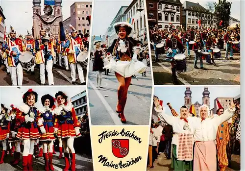 AK / Ansichtskarte  Mainz__Rhein Maeaenzer Fassenacht MCC Kapelle Wuesenauer Burggrafengarde Tanzmariechen Mombacher Carneval Gesellschaft Maleten Garde Haubinger Fastnachtsgesellschaft