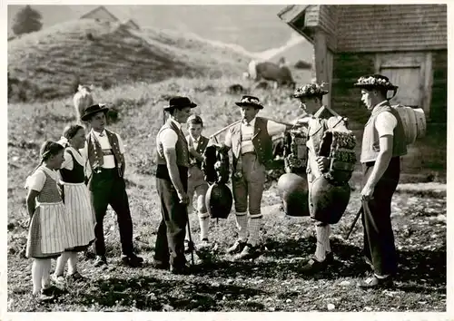 AK / Ansichtskarte  Appenzell_IR Auf der Alp Schaelleschoettle