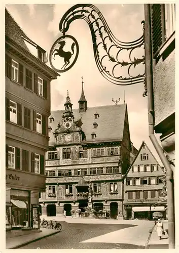 AK / Ansichtskarte  Tuebingen Blick zum Rathaus