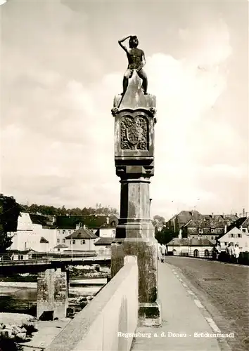 AK / Ansichtskarte  Regensburg Brueckenmandl