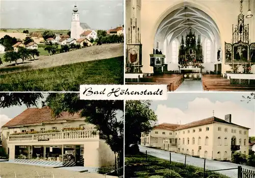 AK / Ansichtskarte  Bad_Hoehenstadt Kurhaus Kirche Inneres