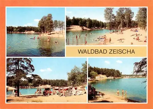 AK / Ansichtskarte  Zeischa_Bad_Liebenwerda Waldbad Zeische Strandpartien