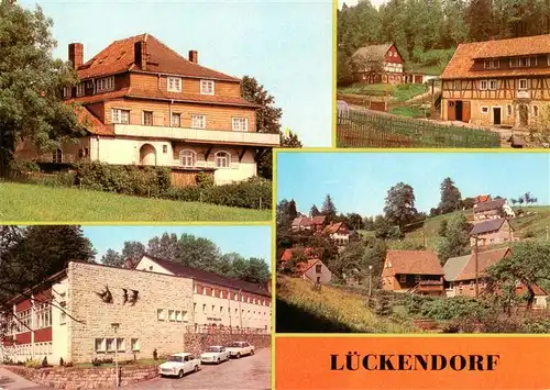 AK / Ansichtskarte 73926371 Lueckendorf FDGB Erholungsheim Karl Lucas Teilansichten Gaststaette Kretscham