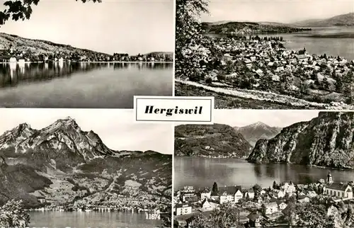 AK / Ansichtskarte  Hergiswil_Vierwaldstaettersee Teilansichten