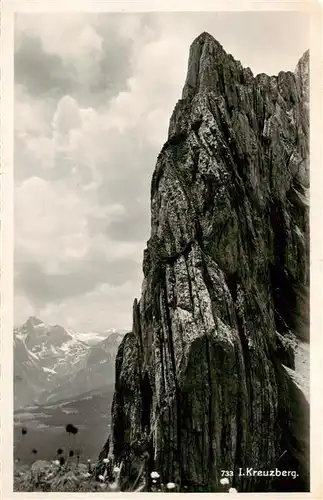 AK / Ansichtskarte  Weissbad_IR Berggasthaus Staubern Kreuzberg