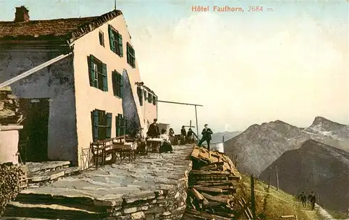 AK / Ansichtskarte  Wilderswil_Wilderswyl_BE Hotel Faulhorn