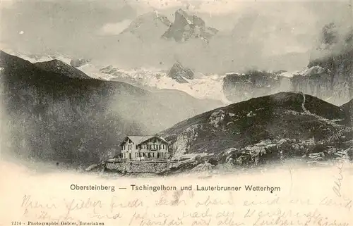 AK / Ansichtskarte  Obersteinberg_Stechelberg_BE Tschingelhorn und Lauterbrunner Wetterhorn